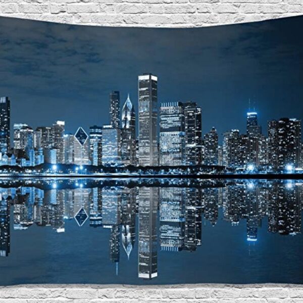 City night tapestry