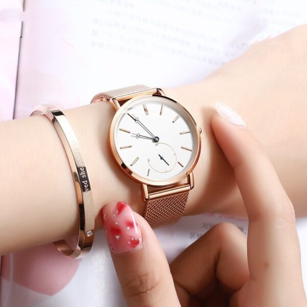 Small Dial Waterproof Quartz Women's Watch