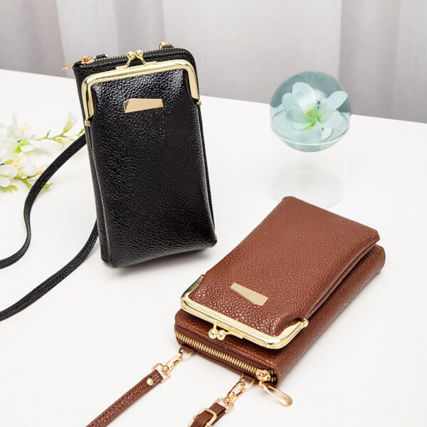 Double Layered Crossbody Bag Vertical Style