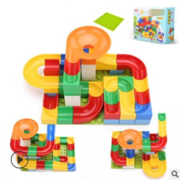 Children Large Particles Assembled Slide Puzzle Blocks Toys 3-10 Years Old Boy Toy