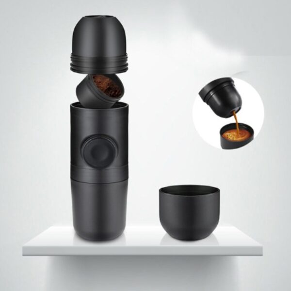 Condensed portable mini coffee machine