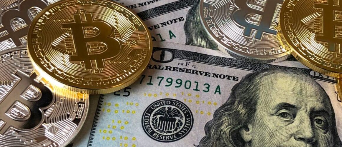 bitcoins and u s dollar bills